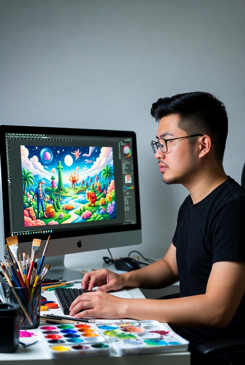 Digital illustration artwork